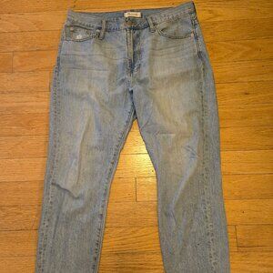 MADEWELL Women's Perfect Vintage Jean Fitzgerald Wash 31 H8958 33x25.5 $128 MSRP